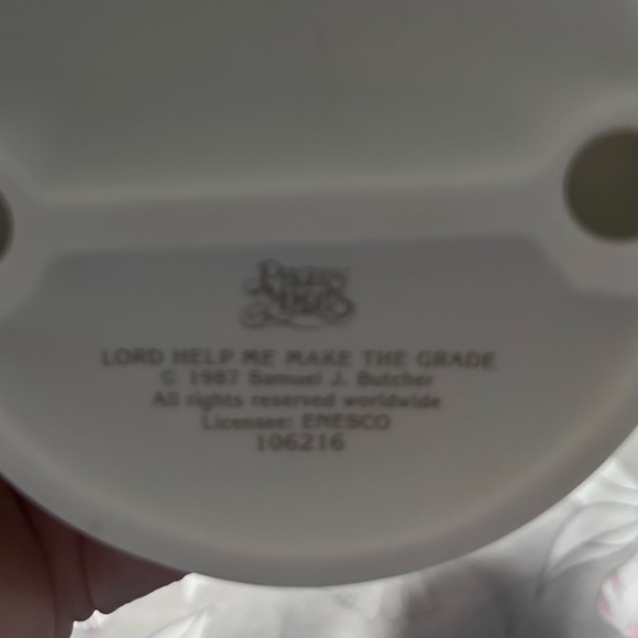 Vintage Precious Moments “Lord Help me Make the Grade” - Picture 5 of 6